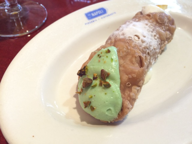 Cream & Pistachio Cannolo